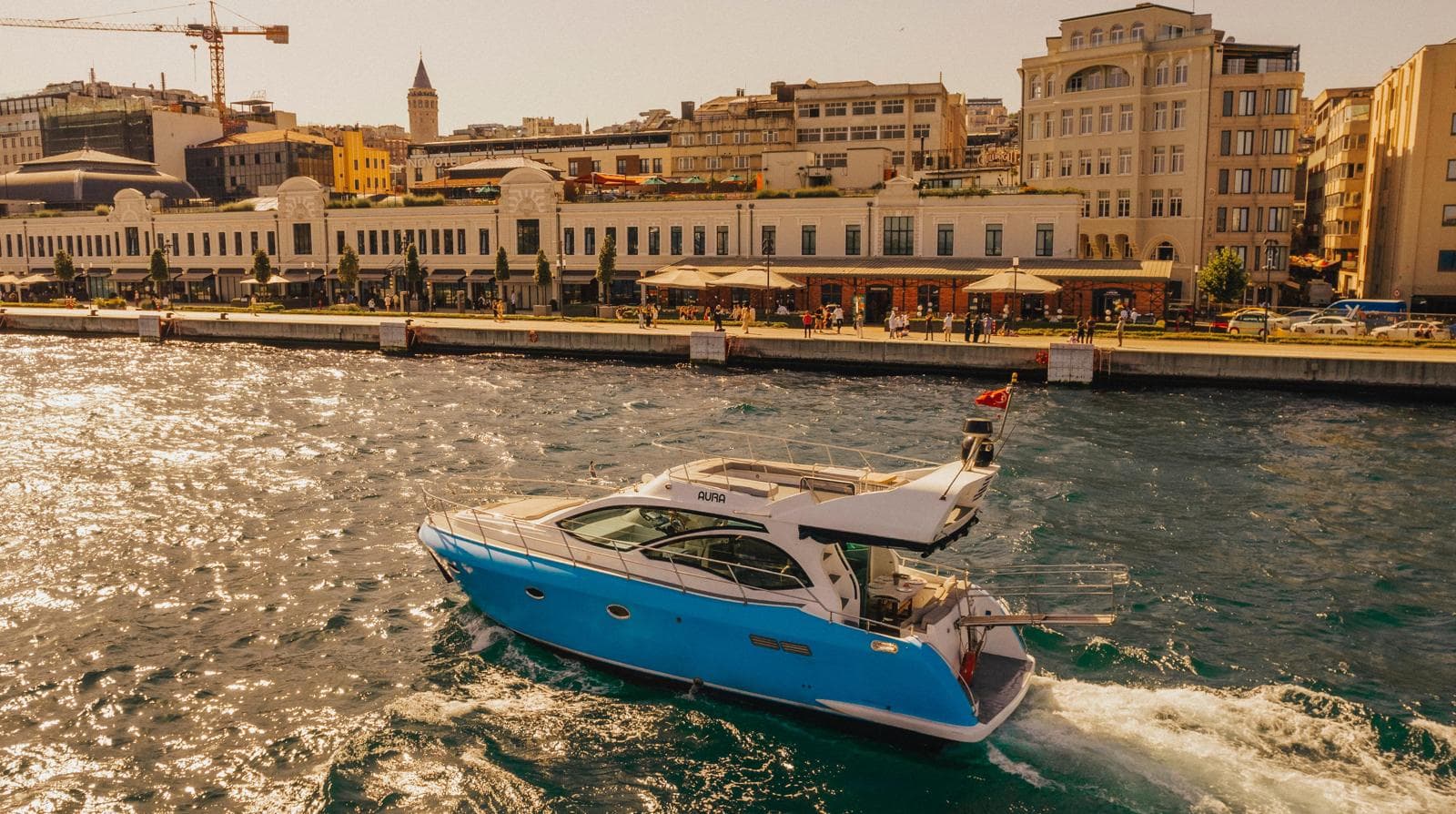 Amber Couples Yacht — Bosphorus sunset charter, Up to 12 guests