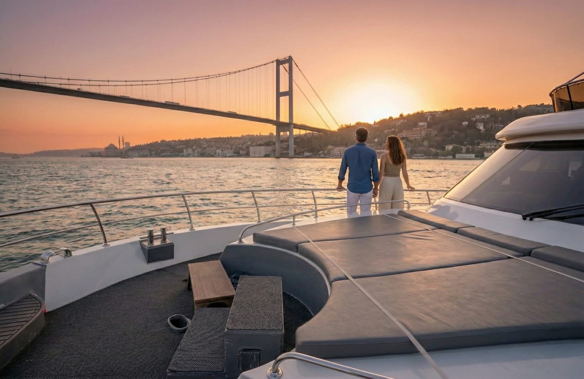 Golden Hour Group Yacht — Up to 40 guests, private sunset charter on the Bosphorus (6)
