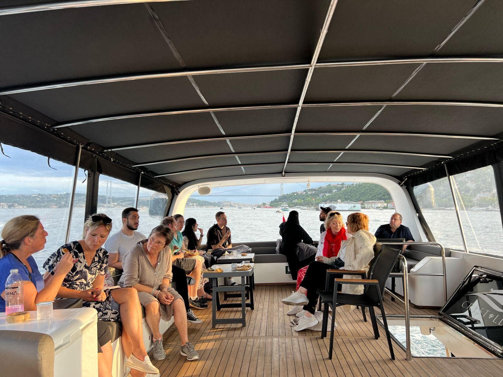 Bosphorus sunset over Istanbul from a Vesper sailing